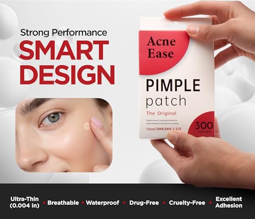 AcneEase Clear Pimple Patches — Ultra-Thin Hydrocolloid