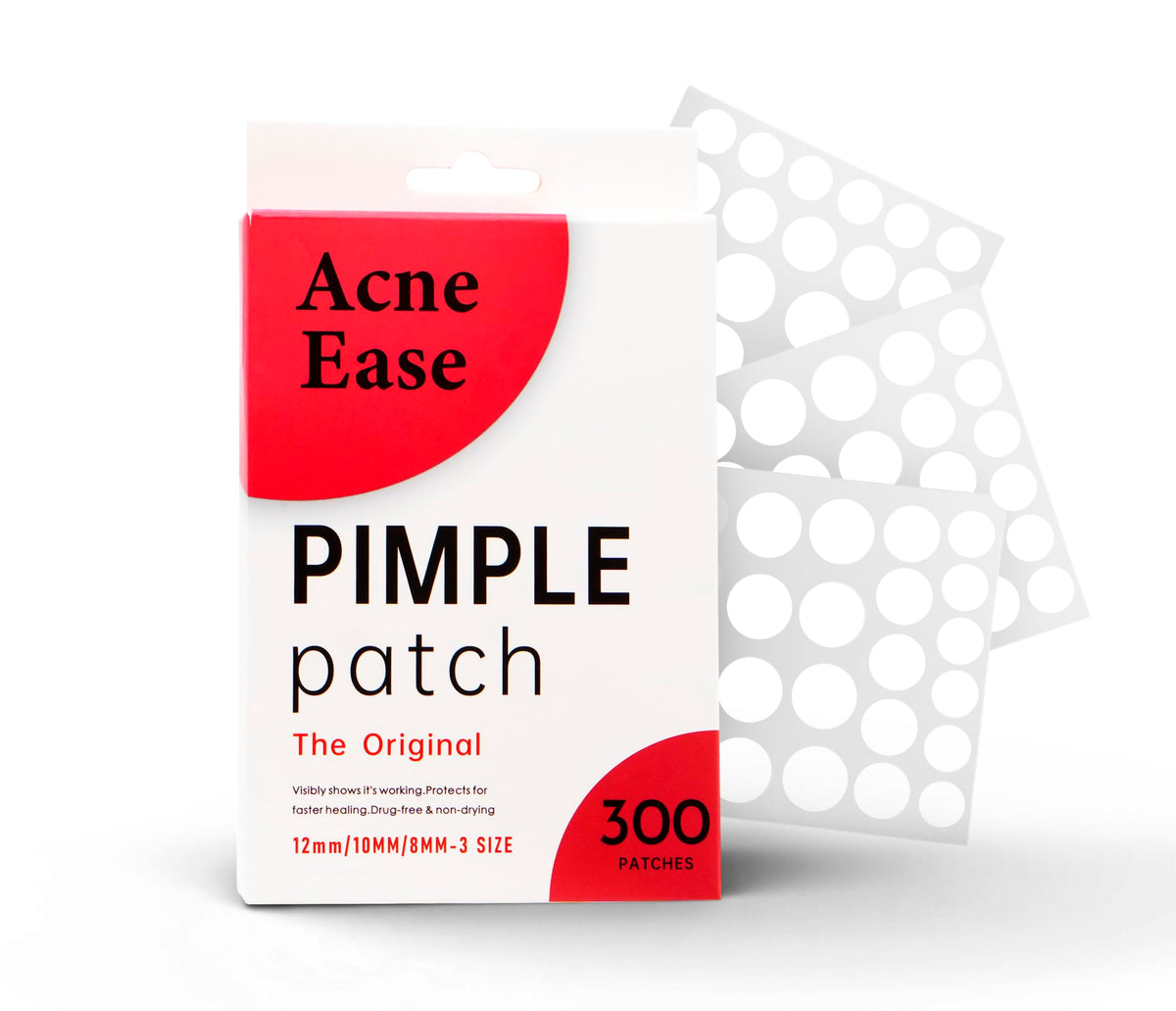 AcneEase Clear Pimple Patches — Ultra-Thin Hydrocolloid